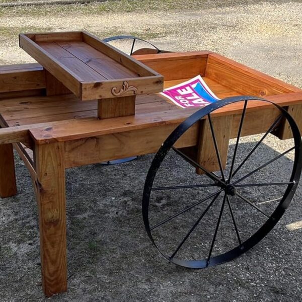 30" Decorative Steel Metal Wagon Wheel – Single